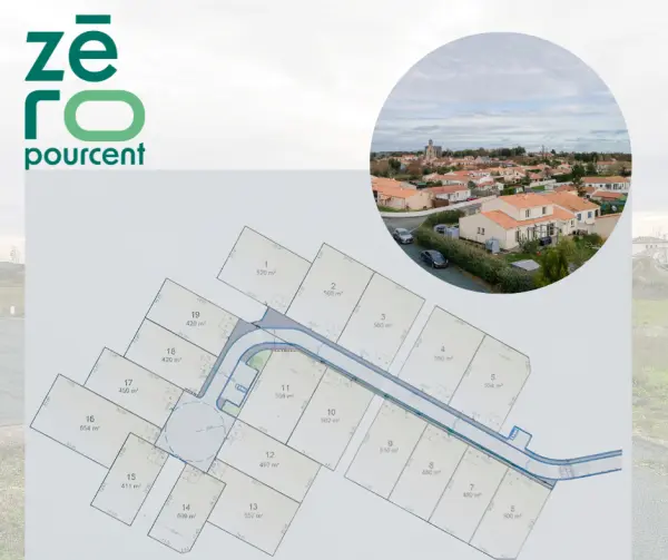 Grues 85580 – Vente terrain